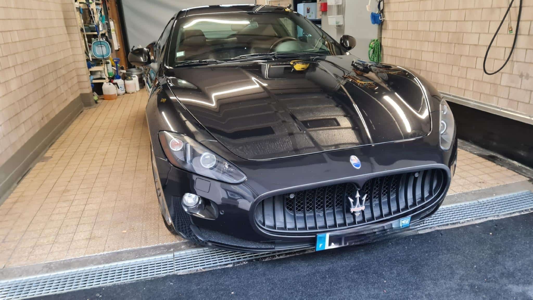 Maserati GranTurismo traitée à l'atelier