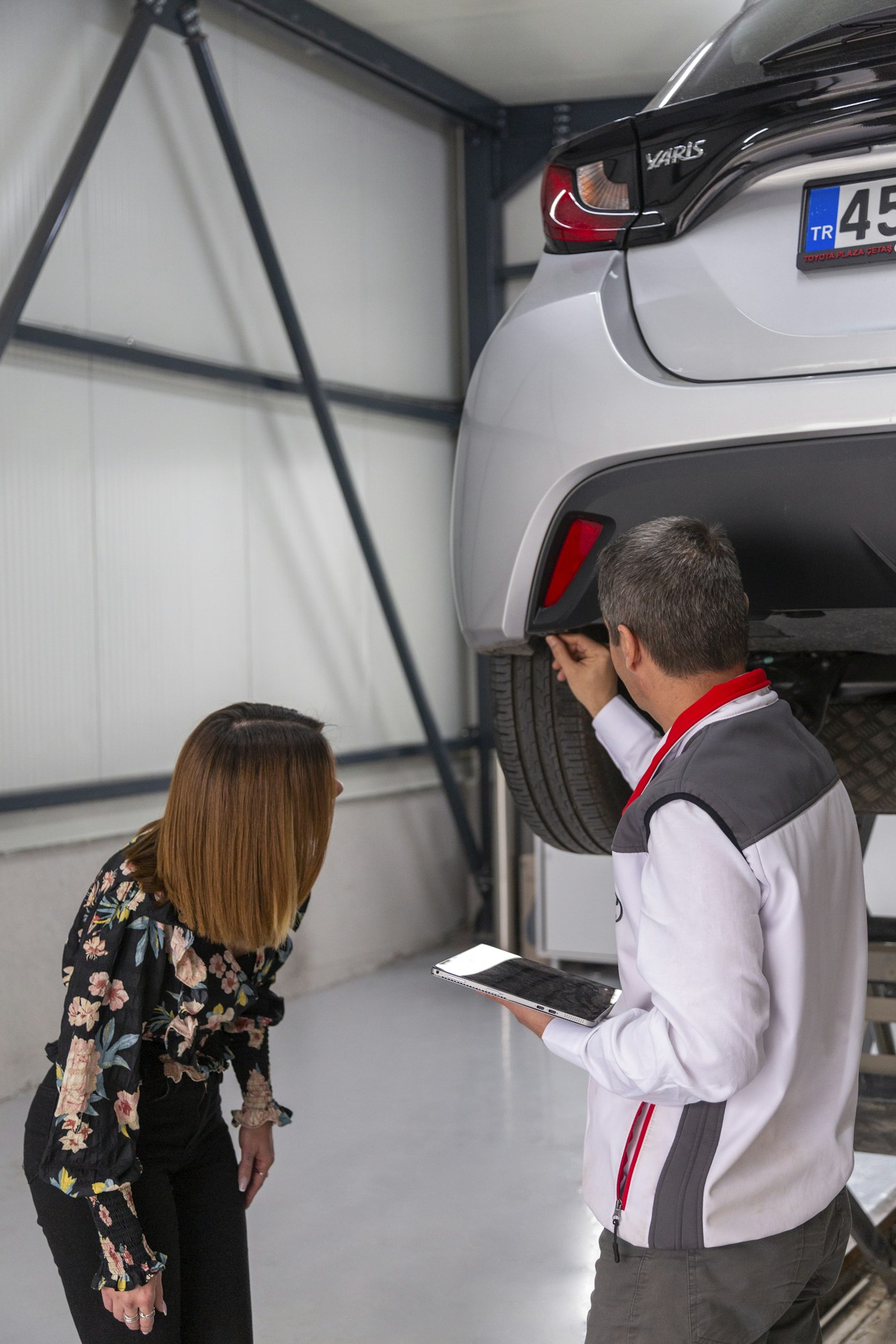 Inspection du véhicule avec relevé des défauts